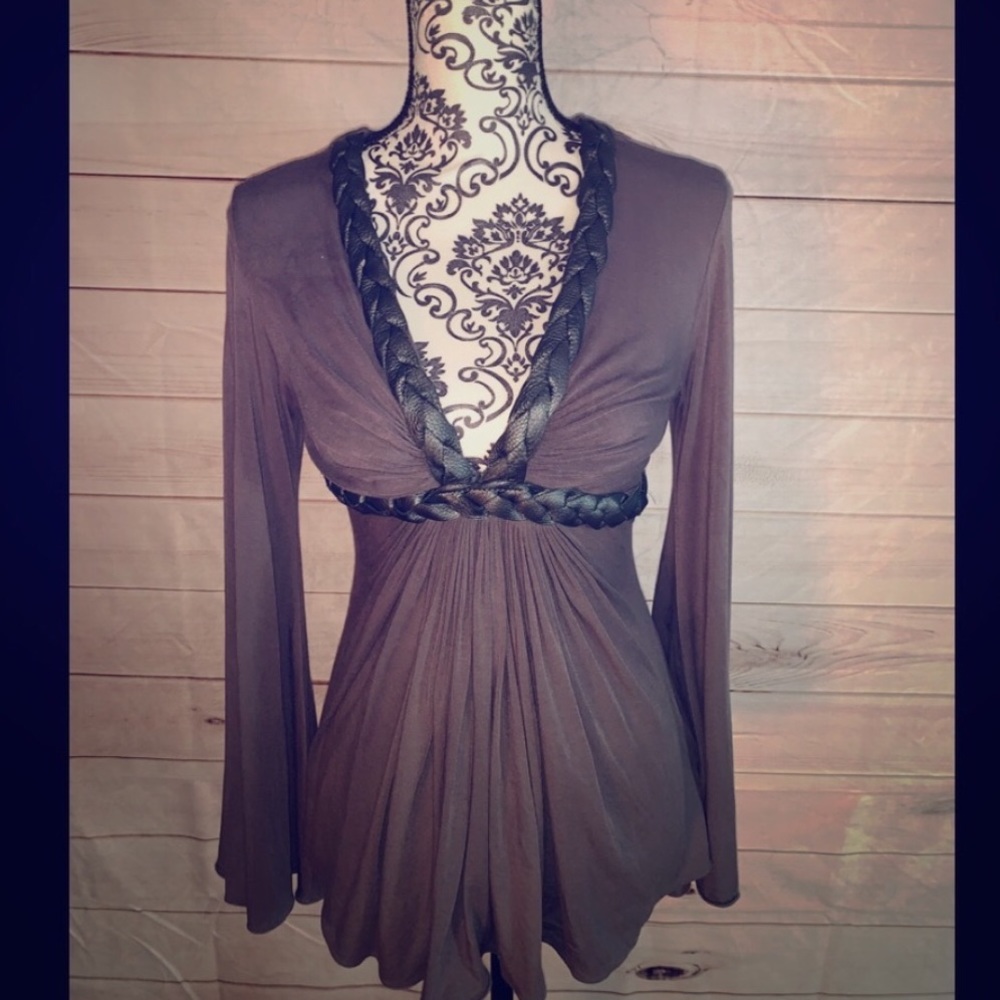 Sexy figure flattering Sky dress/top